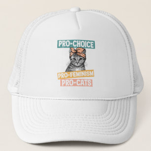 Pro-Choice, Pro-feminisme, Pro-Cat   Kat Lover Trucker Pet