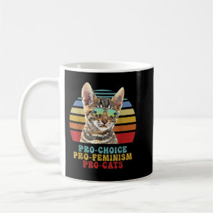 Pro Choice Pro Feminisme Pro Cats Women Rights Fem Koffiemok