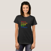 Pro Choice Pro Gay Pro Gay Rights Progressief T-shirt (Voorkant volledig)