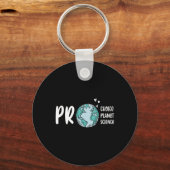 Pro-Choice Pro Planet Pro Science Earth Day Climat Sleutelhanger (Voorkant)