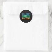 Pro Choice Pro Planet Pro Science Earth Day Enviro Ronde Sticker (Tas)