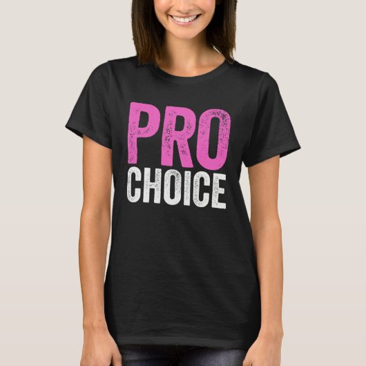 Pro Choice Pro Roe Pink Mind Your Own Uterus T-shirt (Voorkant)