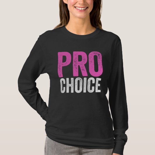 Pro Choice Pro Roe Pink Mind Your Own Uterus T-shirt (Voorkant)
