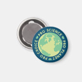 Pro Choice Pro Science Pro Planet Earth Magneet (Voorkant / Achterkant)