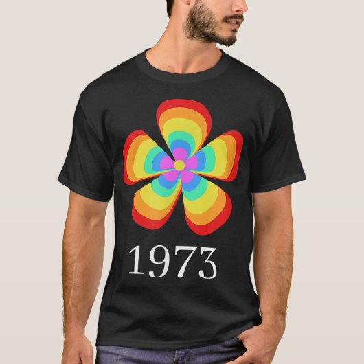 Pro Choice Rainbow 1973 Vrouwenrechtenkleuter T-shirt (Voorkant)