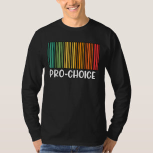 Pro Choice Rainbow Feministische vrouwenrechten T-shirt