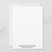 Pro Choice Reproductive Rights kerstkaarten Bedankkaart (Achterkant)