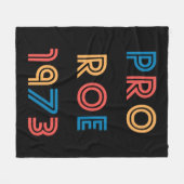 pro choice_roe v wade__roe vs wade_pro roe_pro roe fleece deken (Voorkant (Horizontaal))