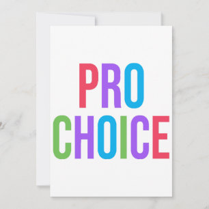 Pro-Choice Roe/Wade Feminist Women's Rights Kaart
