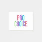 Pro-Choice Roe/Wade Feminist Women's Rights Post-it® Notes (Voorkant)