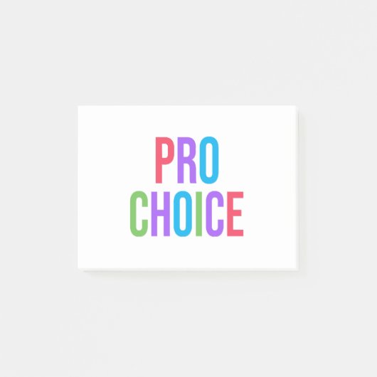 Pro-Choice Roe/Wade Feminist Women's Rights Post-it® Notes (Voorkant)