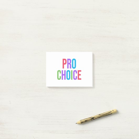 Pro-Choice Roe/Wade Feminist Women's Rights Post-it® Notes (Op bureau)