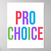 Pro-Choice Roe/Wade Feminist Women's Rights Poster (Voorkant)