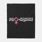 Pro Choice Roe/Wade Women's Health Fleece Deken (Voorkant)