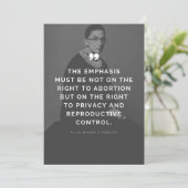 Pro Choice Ruth Bader Ginsburg Quote (Staand voorkant)