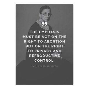 Pro Choice Ruth Bader Ginsburg Quote Foto Afdruk