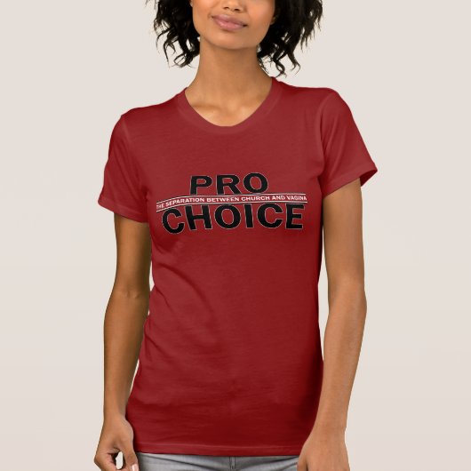 Pro Choice Shirt 1 | De scheiding tussen... (Voorkant)