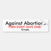 Pro-Choice Sticker (Voorkant)