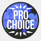 Pro Choice-Stickers Ronde Sticker (Voorkant)
