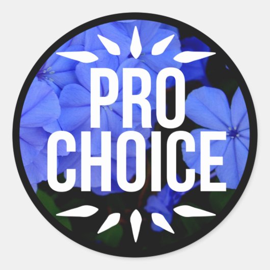Pro Choice-Stickers Ronde Sticker (Voorkant)