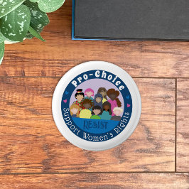 Pro-Choice Support Pin Button voor vrouwenrechten