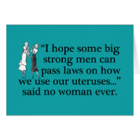 Pro Choice Vrouwen Grappige Feministische Cartoon