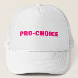 Pro-choice vrouwen voor abortus roze trucker pet