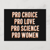 Pro Choice Vrouwenrechten Feministisch Patriarchaa Briefkaart (Voorkant)