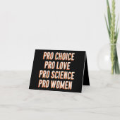 Pro Choice Vrouwenrechten Feministisch Patriarchaa Kaart (Voorkant)