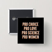Pro Choice Vrouwenrechten Feministisch Patriarchaa Vierkante Button 5,1 Cm (Voorkant /achterkant)