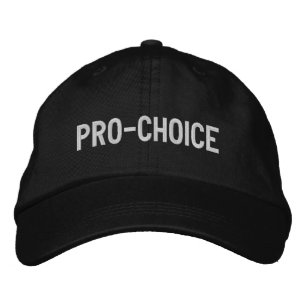 Pro Choice White black abortion rights minimalist Geborduurde Pet