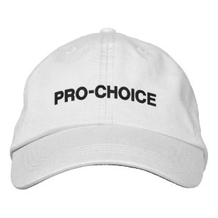 Pro Choice zwart wit minimalistisch modern Geborduurde Pet