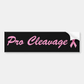 Pro Cleavage Bumpersticker (Voorkant)