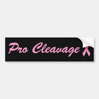 Pro Cleavage Bumpersticker