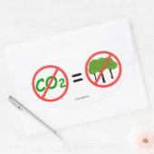 Pro-CO2 Ovale Sticker (Envelop)