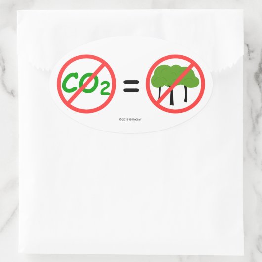 Pro-CO2 Ovale Sticker (Tas)