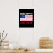 Pro-Constitutionele anti-trump - anti-trump — Poster (Keuken)