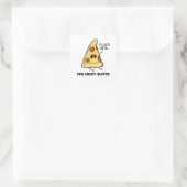 Pro-crust-inator Pizza Pun Sticker (Tas)