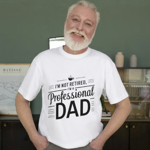 Pro Dad: Humoristische Gepensioneerde Super Dad T-shirt