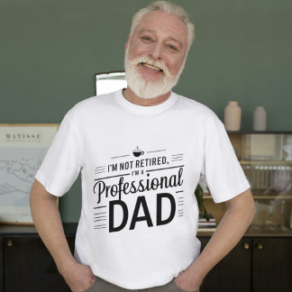 Pro Dad: Humoristische Gepensioneerde Super Dad T-shirt
