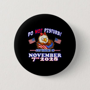 Pro Democracy 4e juli Sarcastische Verkiezingen E Ronde Button 5,7 Cm