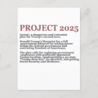 Pro Democracy Anti Project 2025 Republikein Trump