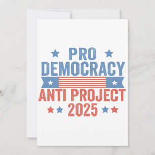 Pro Democracy Anti Project 2025 Republikein Trump Kaart