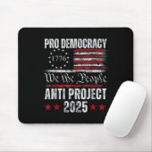 Pro Democracy Anti Project 2025 Stop Project 2025 Muismat (Met muis)