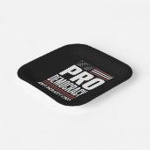 Pro Democracy Anti Project 2025 Trump 2025 Papieren Bordje (Gebogen)