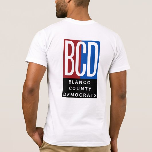 PRO Democracy BCD T-Shirt (Achterkant)