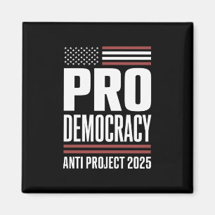 Pro Democratisch Anti Project 2025 Trump 2025 Magneet