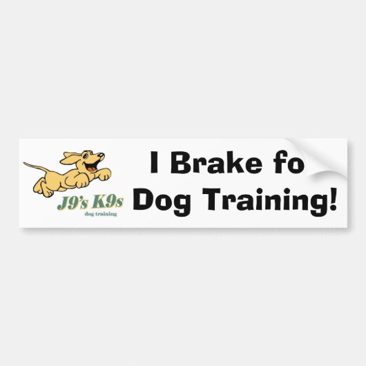 Pro Dog Training Bumpersticker (Voorkant)