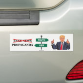 Pro Donald Trump Anti-Fake News Bumpersticker (Op auto)