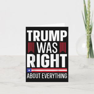 Pro Donald Trump had gelijk over alles Kaart